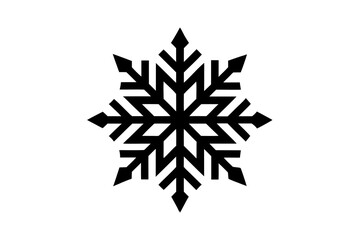 Snowflake variations icon collection. Snowflakes white ice crystal on white background. Winter symbol. Christmas logo sign.