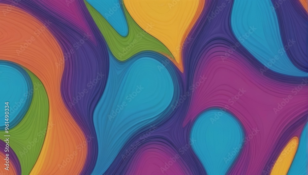 Wall mural abstract colorful background