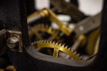 Ancient  clockwork  mechanism and gears