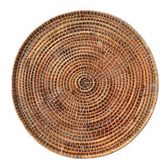 Fototapeta premium round woven basket