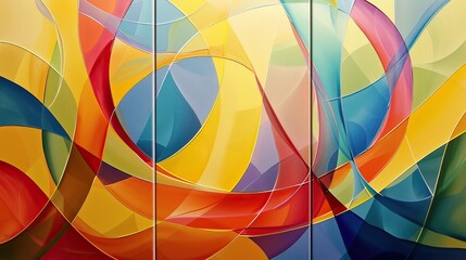 Fototapeta premium Abstract Colorful Painting