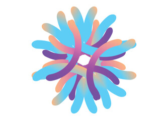 abstract geometric shapes elements  for your design