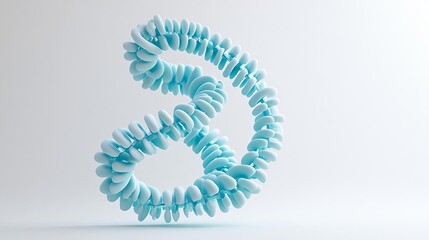 Sarcomere, detailed molecular structure, myofilament arrangement, 3D illustration