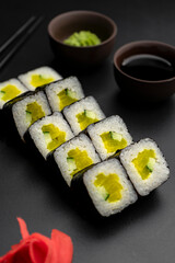 Kappa maki on a black background © rustam