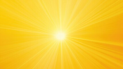 Obraz premium Bright yellow background with a faint, radial gradient emanating from the center, creating a focus point for your content