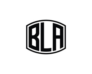 BLA logo design vector template. BLA