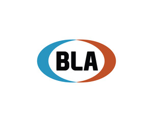 BLA logo design vector template. BLA