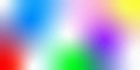 Grainy and noisy vector colorful desktop wallpaper background pure vector format blurry retro grain soft vintage gradation neon light abstract