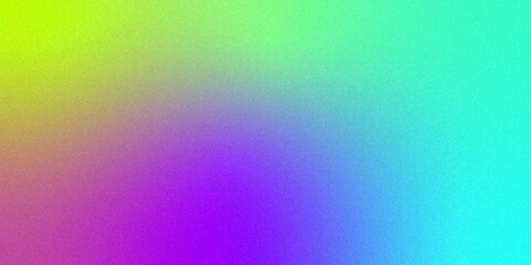 Obraz premium Grainy and noisy vector colorful desktop wallpaper background pure vector format blurry retro grain soft vintage gradation neon light abstract