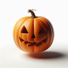 halloween pumpkin isolated on white