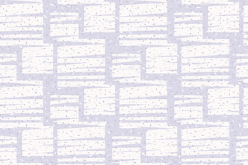Obraz premium Pastel seamless pattern with abstract organic shapes. Vector hand drawing unique squares with spotted, drops, dots print. Simple contemporary minimalist texture ornament