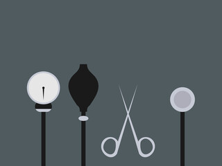 flat design health vector illustration