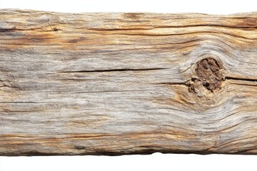 A close-up of a weathered wooden table in a sunlit garden.