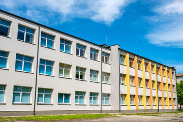 School building facade