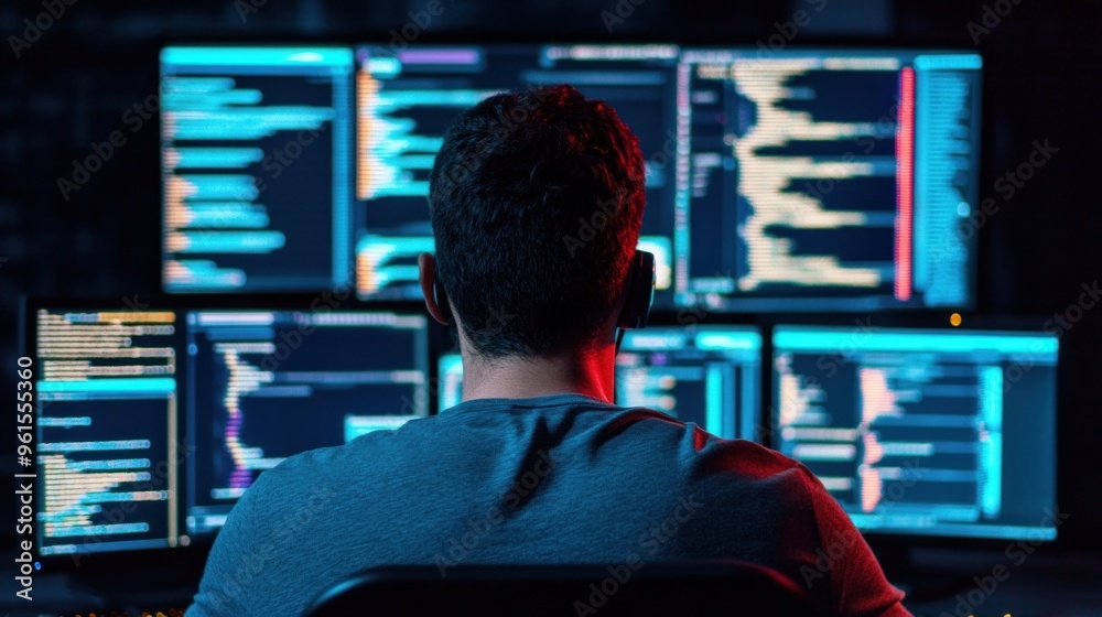 Poster Hacker at Work.