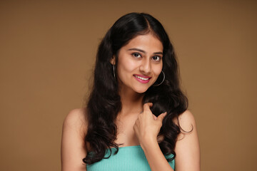 Naklejka premium portrait of a young woman