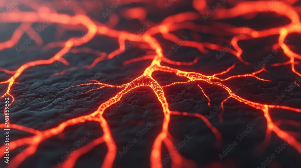 Aufkleber Lava Flow Texture.