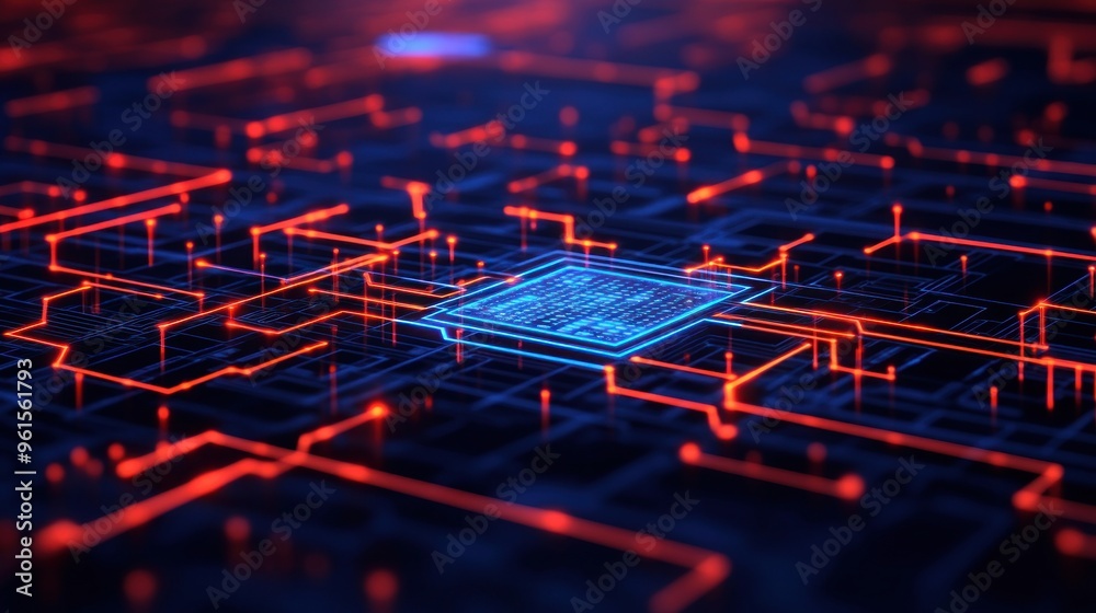 Poster Digital Network Circuitry.