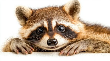 Obraz premium Cute Raccoon Portrait.