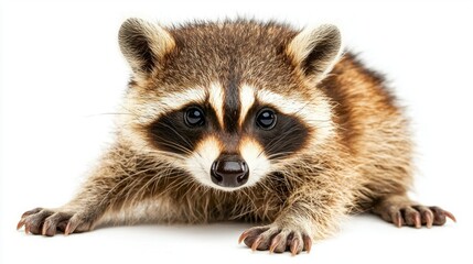 Fototapeta premium Cute Baby Raccoon.