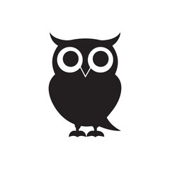 Obraz premium Owl in cartoon, doodle style . Image for t-shirt, web, mobile apps and ui. Isolated 2d vector illustration in logo, icon, sketch style, Eps 10, black and white. AI Generative