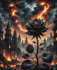 Beautiful Black Rose