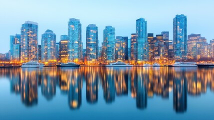 Fototapeta premium Cityscape Reflections.