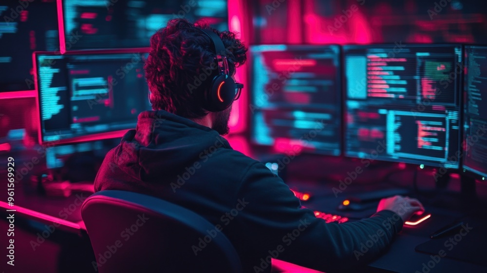 Poster Hacker at Work.