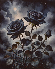 Beautiful Black Rose