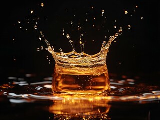 Fresh Apple Juice Splash Close-Up with Dynamic Liquid Movement and Vibrant Colors new beautiful stock image illustration AI