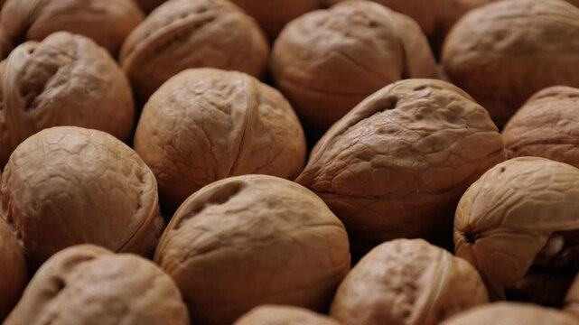 close up of walnut nuts