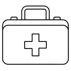 Health kit line art
