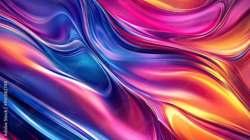 Poster abstract background with moving colors and fluid patterns, creating a dynamic and eye-catching effec