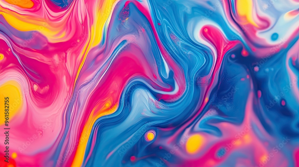 Poster abstract background with moving colors and fluid patterns, creating a dynamic and eye-catching effec