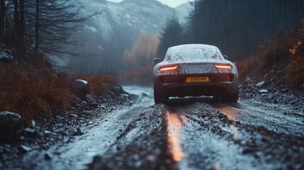 Suspension tuning for maximum grip on uneven mountain roads