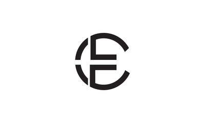 Letter E logo, , e initial vector logo, E logo minimalist design, corporate trendy logo