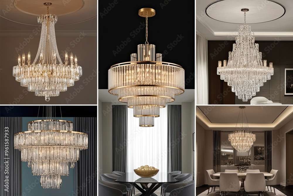 Wall mural luxury chandelier pendant lights collection for stunning illumination