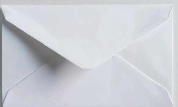 Isolated white envelope on white background, Video