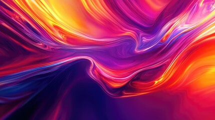Fototapeta premium Dynamic abstract background with vibrant, swirling colors and fluid motion, ideal for creating eye-catching design templates.