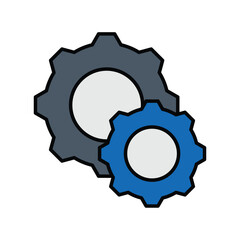 development color line icon with white background vector stock illustration