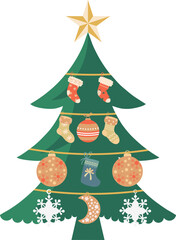 Christmas Tree Illustration
