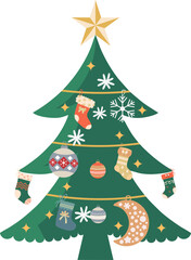 Christmas Tree Illustration