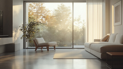Obraz premium Minimal livingroom.