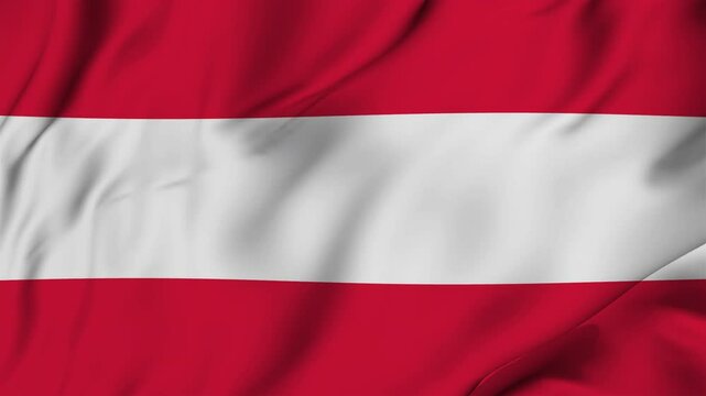 A beautiful view of the Austria flag video. 3d flag-waving video. Austria flag 4K resolution.