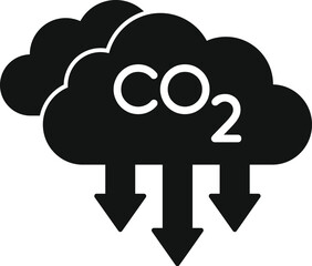 Co2 emission reducing with carbon capture and storage system, environmental protection concept