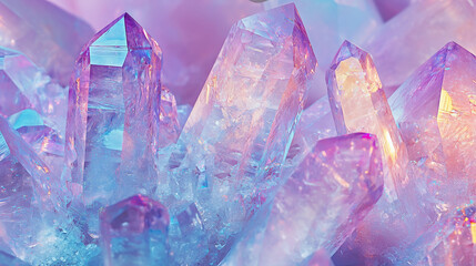Enchanting Crystal Landscapes: Ethereal Art for Interiors and Digital Spaces