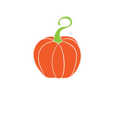 pumpkin isolated on white