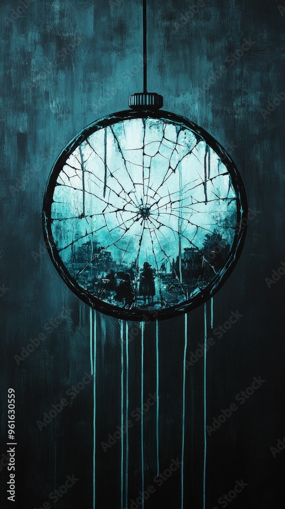 Wall mural Temporal Fractures, Stopwatch