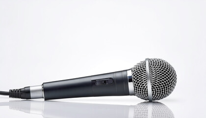 Microphone isolated on white background