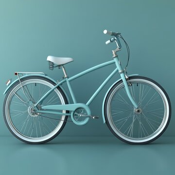 Teal Bicycle, 50cc Scooter Alternative